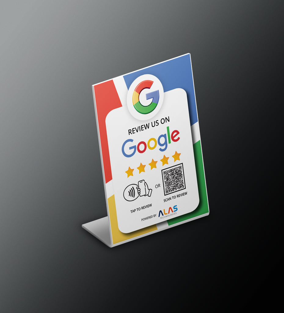 Google Review Standee Card (Without Logo)