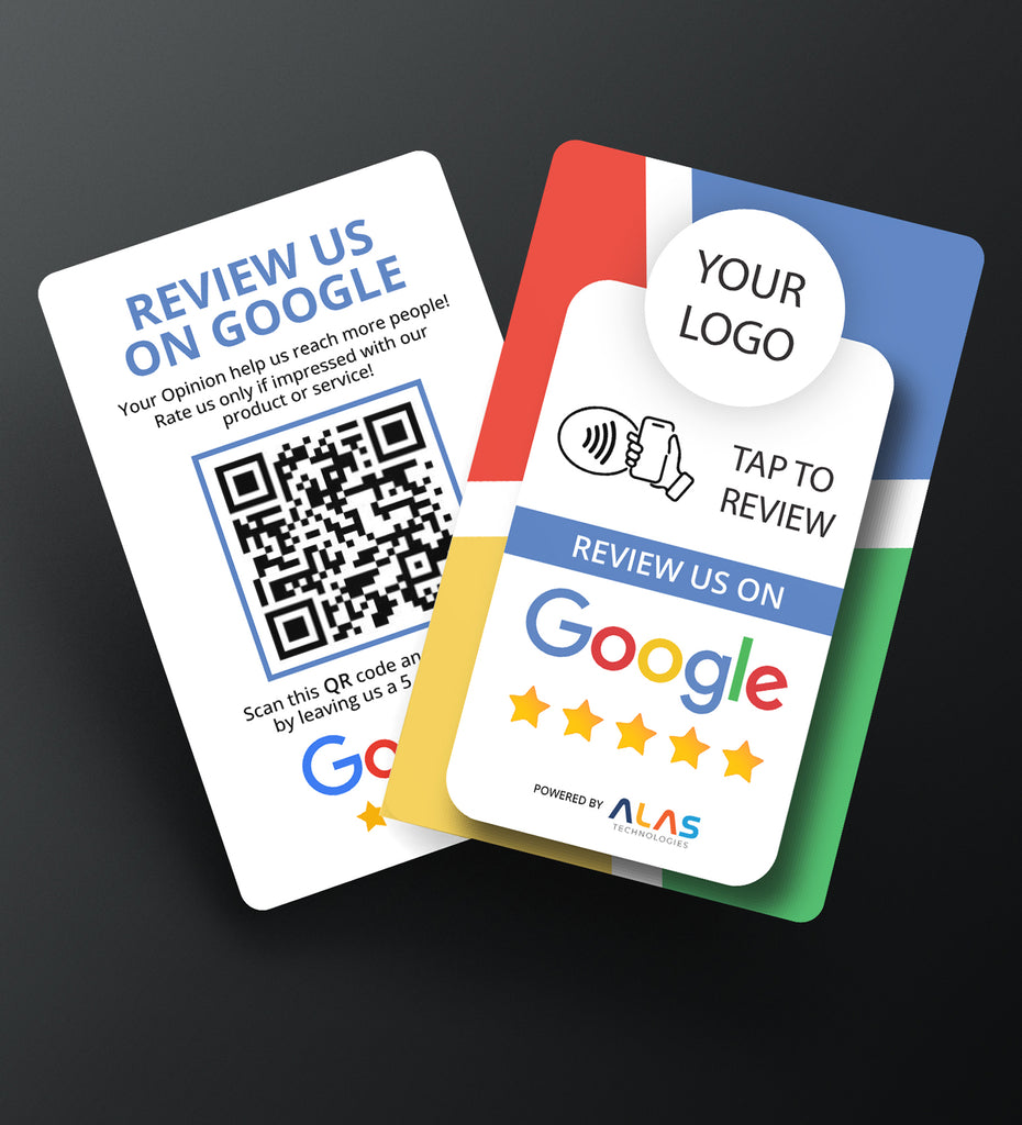Google Review Card White (With Logo)